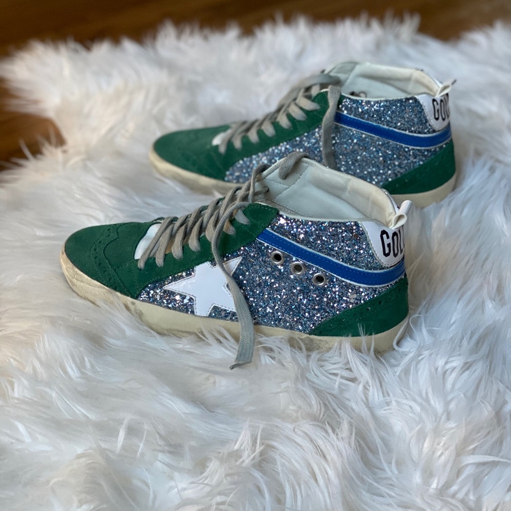 BNWOT GGDB glitter midstar sneakers
